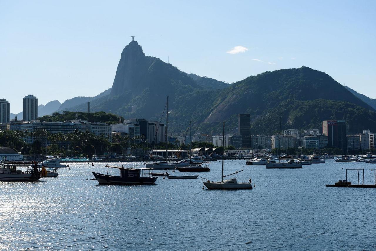 2 Quartos Na Urca Com Vista Para Baia De Guanabara A 700M Pao De Acucar Com Cozinha Completa E Wi-Fi - Bares, Restaurantes E Comercio Local A Poucos Metros Рио-де-Жанейро Экстерьер фото